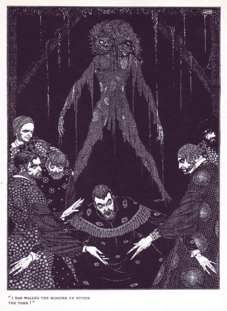 Harry Clarke, illustrazione per Edgar Allan Poe, Tales of mistery and imagination, Londra 1919