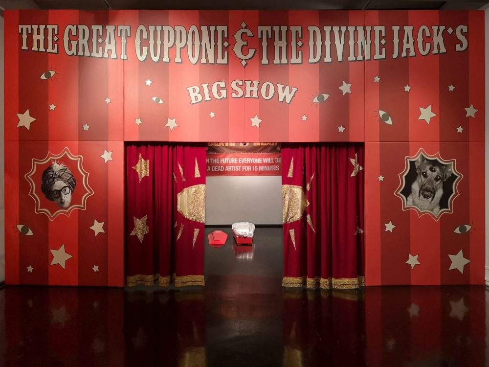 Mauro Cuppone, The Great Cuppone and The Divine Jack’s big show, 2018, Macro Asilo, Roma, 800 x 450 cm