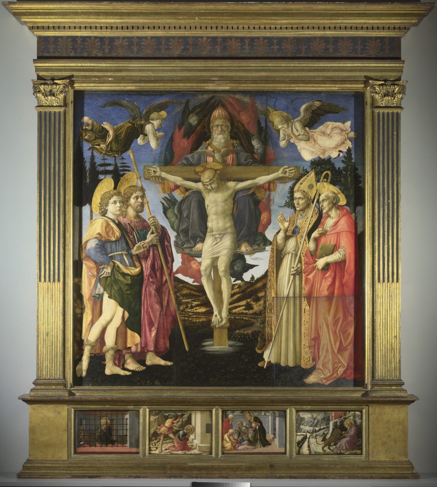 Francesco Pesellino, Fra Filippo Lippi and Workshop, The Pistoia Santa Trinità Altarpiece © The National Gallery, London Royal Collection Trust / © His Majesty King Charles III 2022