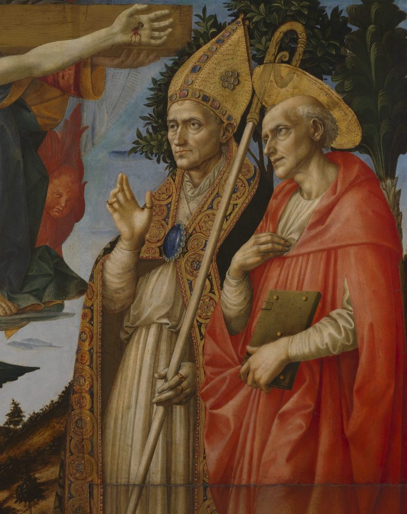Francesco Pesellino, Fra Filippo Lippi and Workshop, Saints Zeno and Jerome © The National Gallery, London