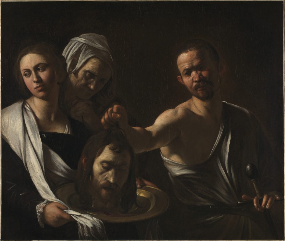 Michelangelo Merisi da Caravaggio Salome receives the Head of John the Baptist, about 1609‒10 Oil on canvas 91.5 × 106.7 cm © The National Gallery, London