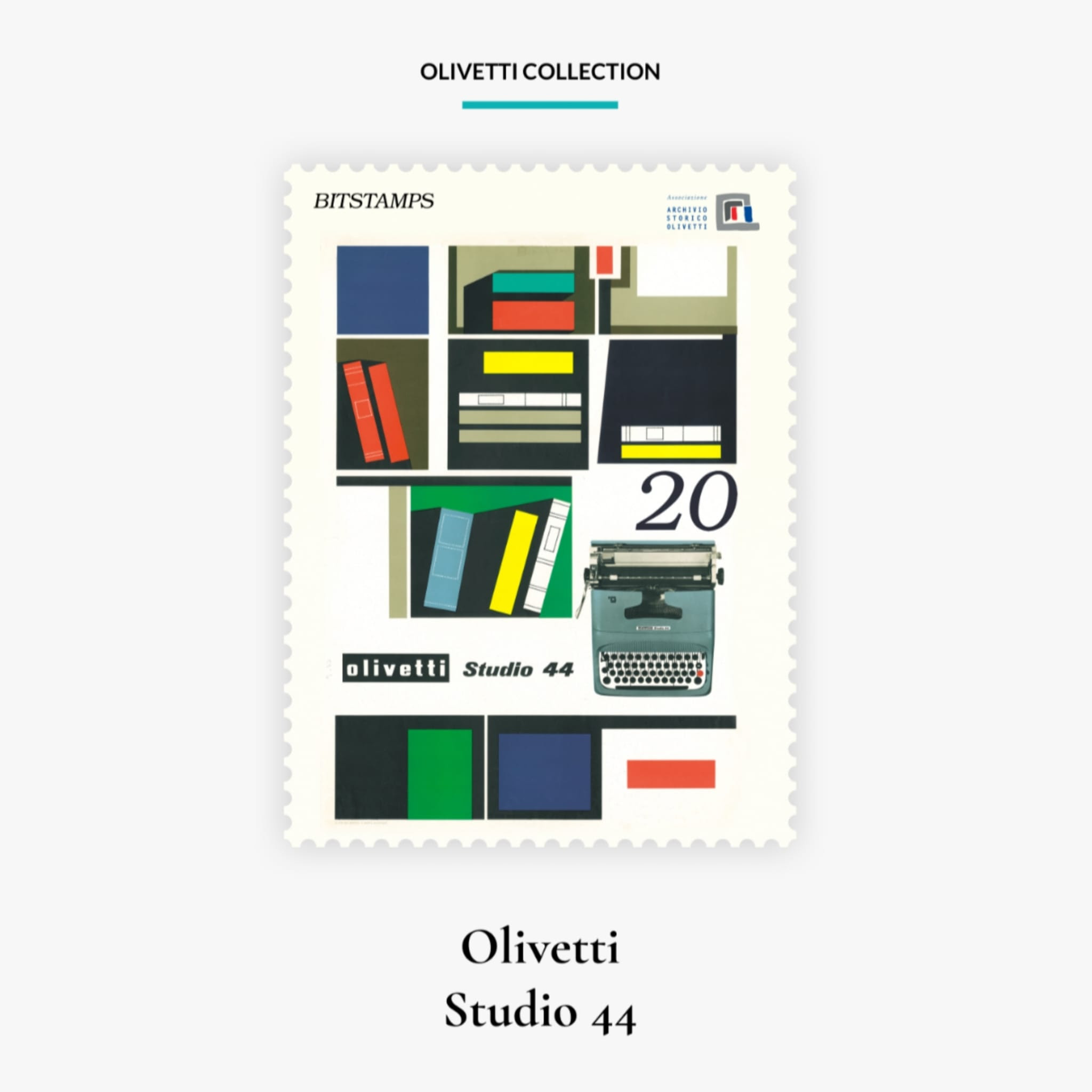 Un nuovo francobollo digitale della Olivetti Collection