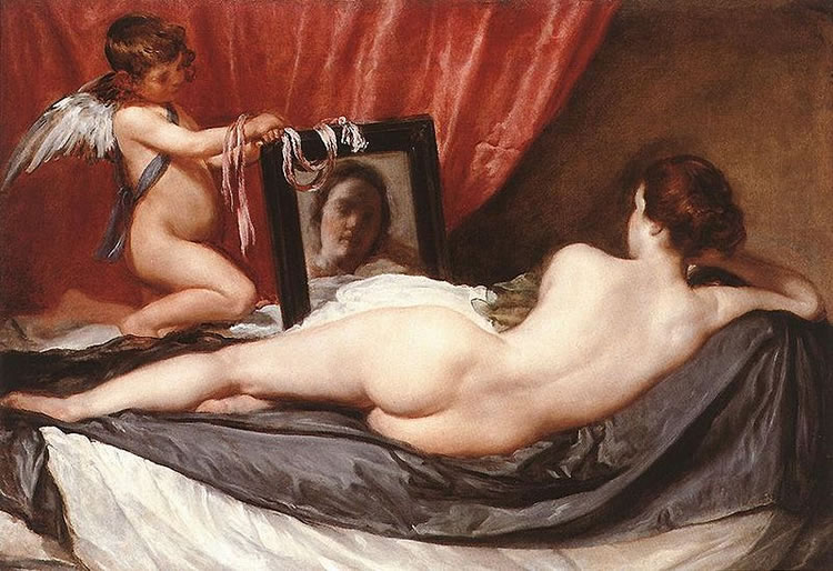 Si prega di non toccare: una rilettura di “Venere e Cupido” di Vélasquez (1650)