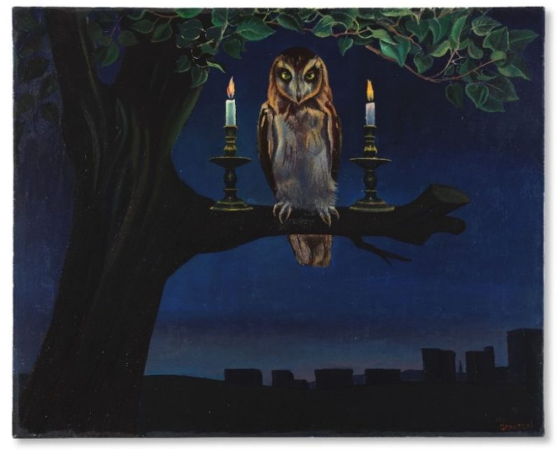 Jane Graverol (1905-1984) Le bon bout de la raison, 1962. Oil on canvas. Estimate: €50,000 - 70,000.
