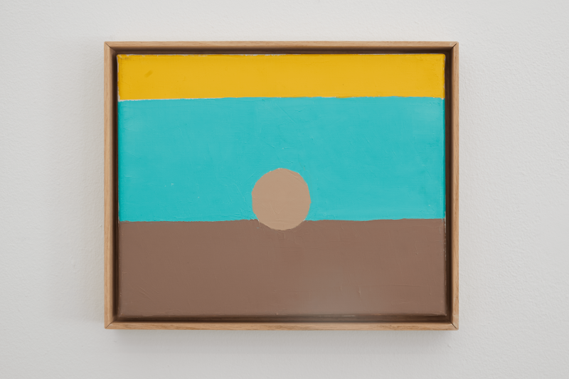 Etel Adnan. Untitled, Oil on canvas