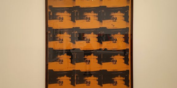 Andy Warhol, Disastro arancione n. 5 (Orange Disaster #5), 1963, Solomon R. Guggenheim Museum, New York, donazione, Harry N. Abrams Family Collection