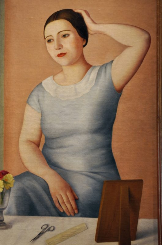 Antonio Donghi, Donna alla Toletta, 1930, Roma, Galleria d'arte moderna