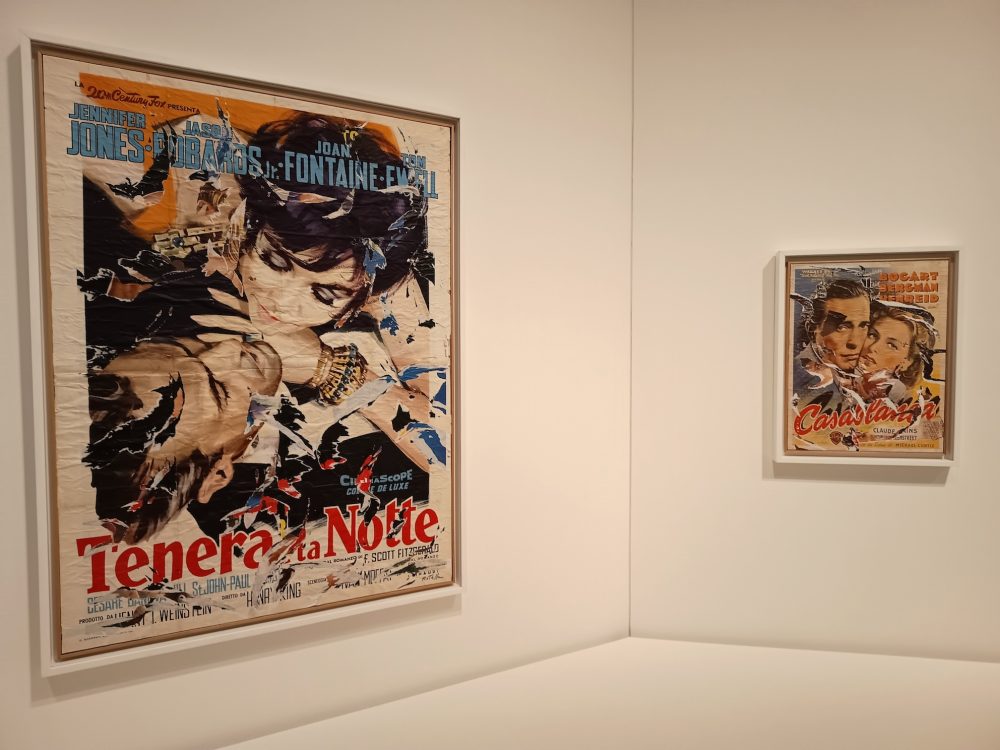 Due Décollages di Mimmo Rotella in mostra a Bilbao