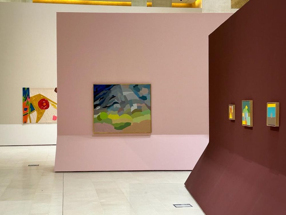 Ethel Adnan Exhibition view, 2024_Ahmed Al-Thani