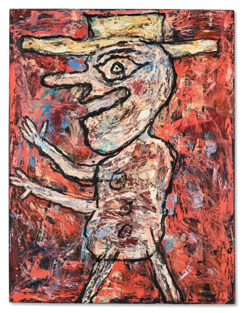 Jean Dubuffet, Le Guilleret (1964). Courtesy of Sotheby's.