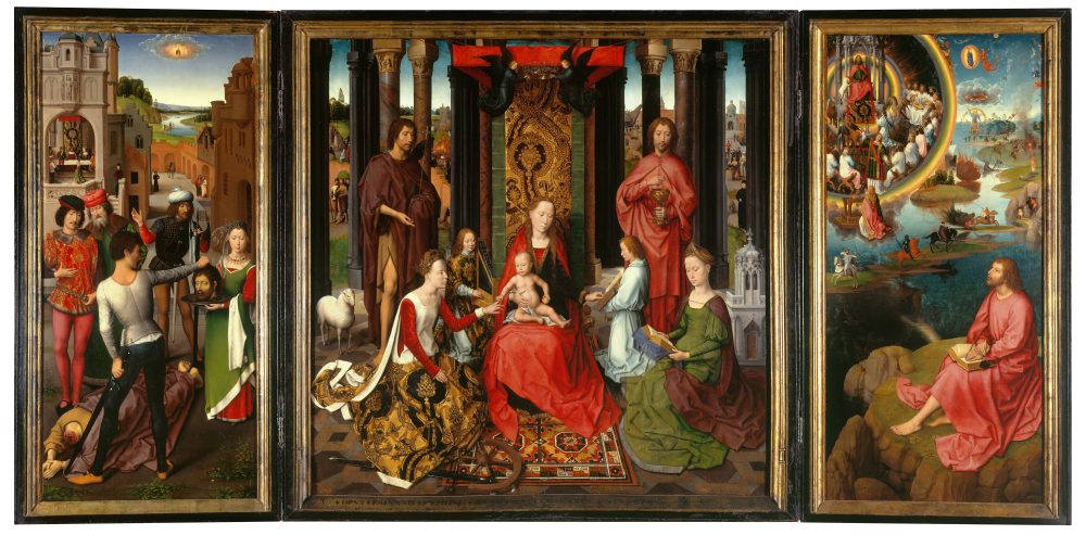 Trittico del Matrimonio Mistico di Santa Caterina di Alessandria © Musea Brugge