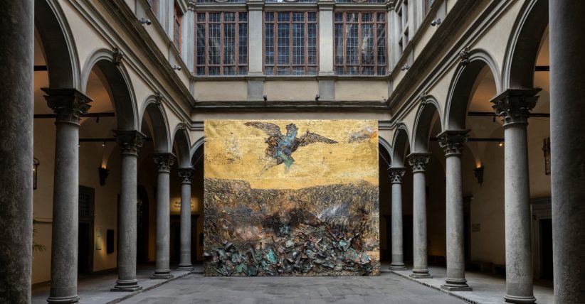 Anselm Kiefer, Angeli caduti. Fallen Angels, Palazzo Strozzi, Firenze, foto ela bialkowska okno studio