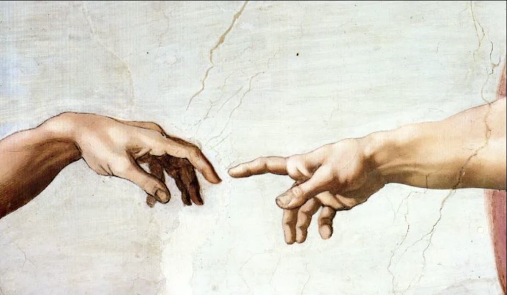 “La mano de Dios”-“Giudizio Universale”, Cappella Sistina, Michelangelo