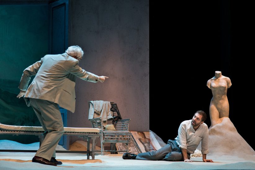 I Creditori di August Strindberg, diretti da Veronica Criciani, al Teatro Eleonora Duse di Genova. Foto di Federico Pitto