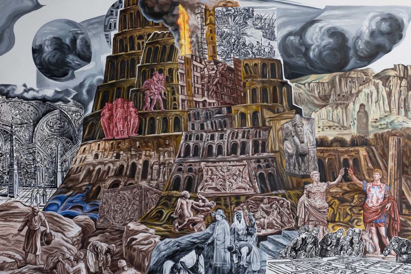 Walter Bortolossi, La torre di babele, 2024