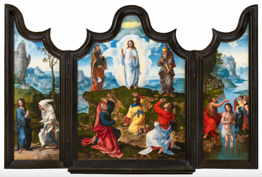 CARETTO & OCCHINEGRO Pieter Coecke van Aelst A triptych: The Transfiguration of Christ, 1530 c.