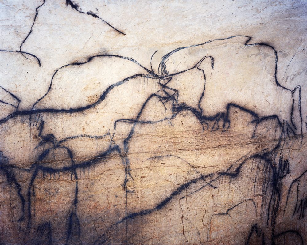 Pech Merle, Cappella dei Mammut dx, Francia 2018, cm 137,5 x 170,5