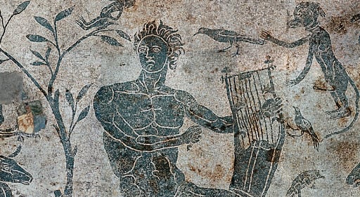 Orfismo, mosaico romano