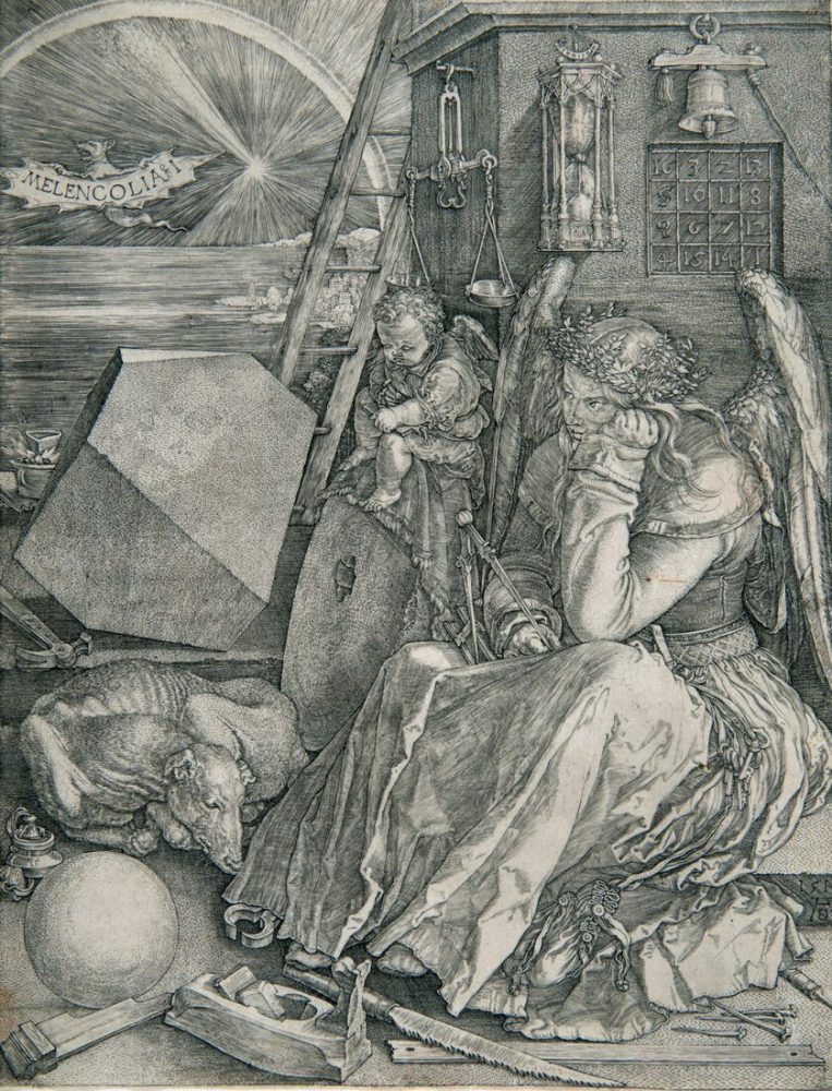  Albrecht Durer, ''Melencolia I'', incisione, 1514