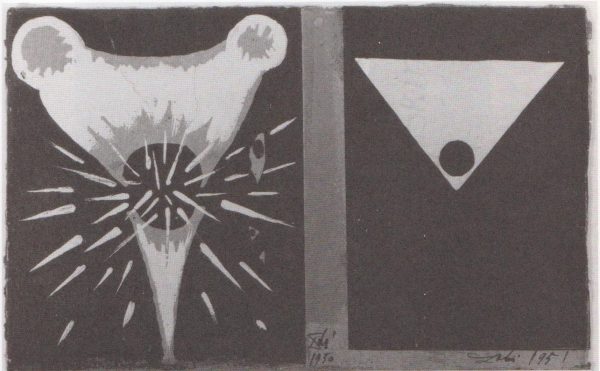 Salvador Dalì, ''Studi per il Cristo di San Juan de la Cruz'', 1950 e 1951 (Misticismo Nucleare)