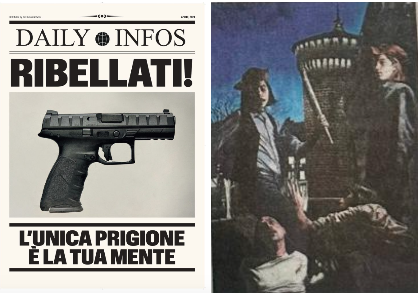 A Milano vietata l’affissione di due manifesti di Cattelan e Rossetti. Erano parte della mostra “Italia 70” della Fondazione Trussardi