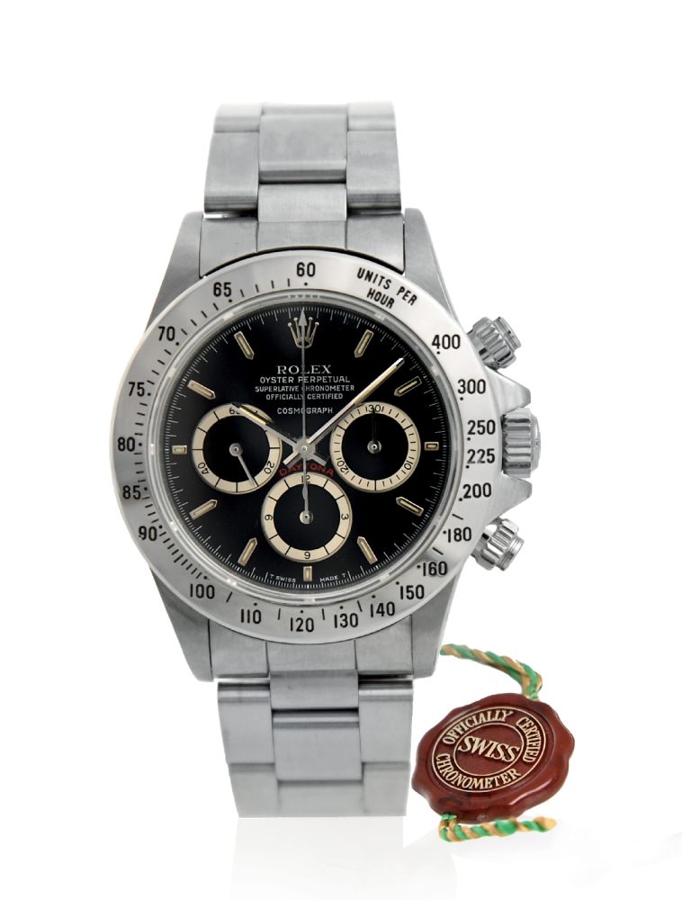 ROLEX. Modello: Cosmograph Daytona ref. 16520. Anni: 1989/90. Base d’asta: 40.000 €