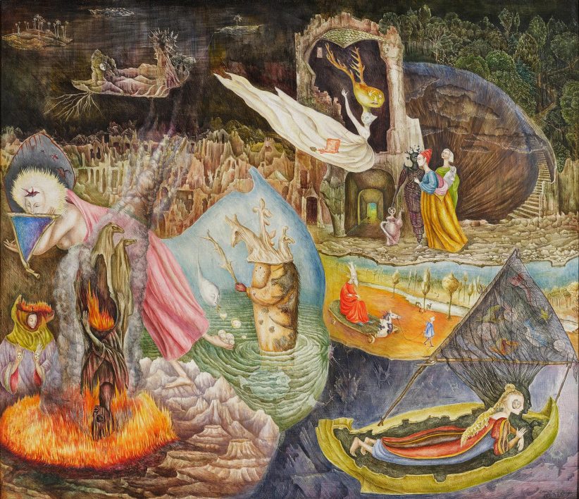 Leonora Carrington, Les Distractions de Dagobert, 1945, Estimate $12,000,000 – 18,000,000