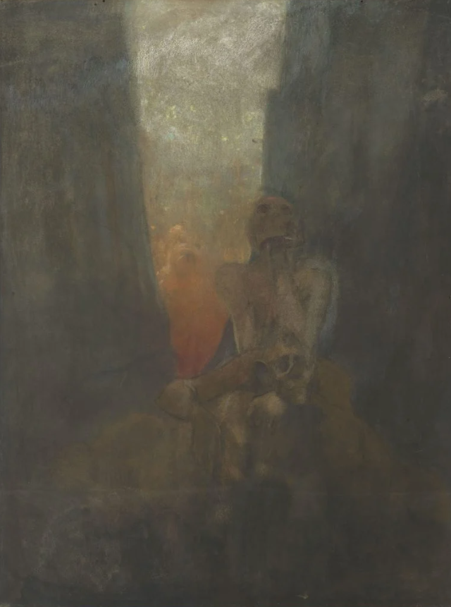 Alphonse Mucha, Le Gouffre (1898) © RMN-Grand Palais (musée d’Orsay) & Hervé Lewandowski