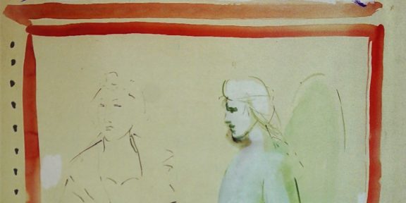 Giacomo Manzù ''Annunciazione'', 1956, particolare