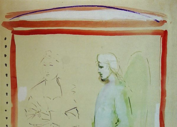 Giacomo Manzù ''Annunciazione'', 1956, particolare