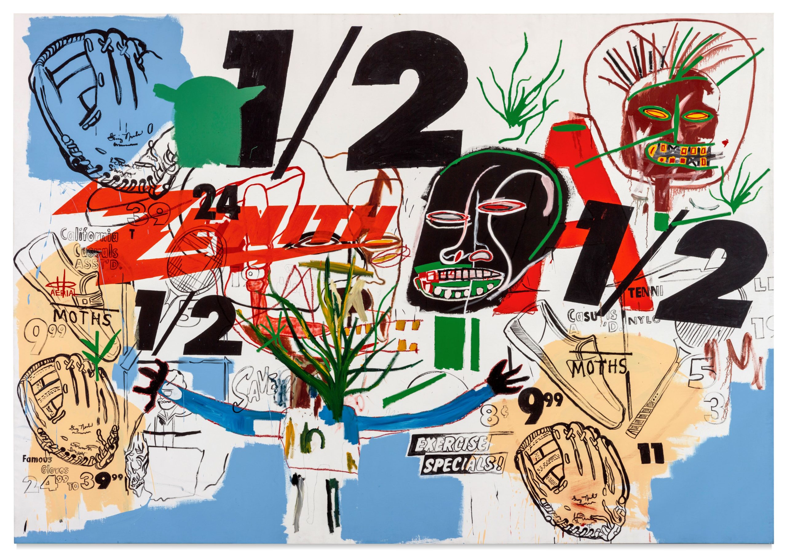 Basquiat e Warhol polverizzano il record d’asta di coppia a New York
