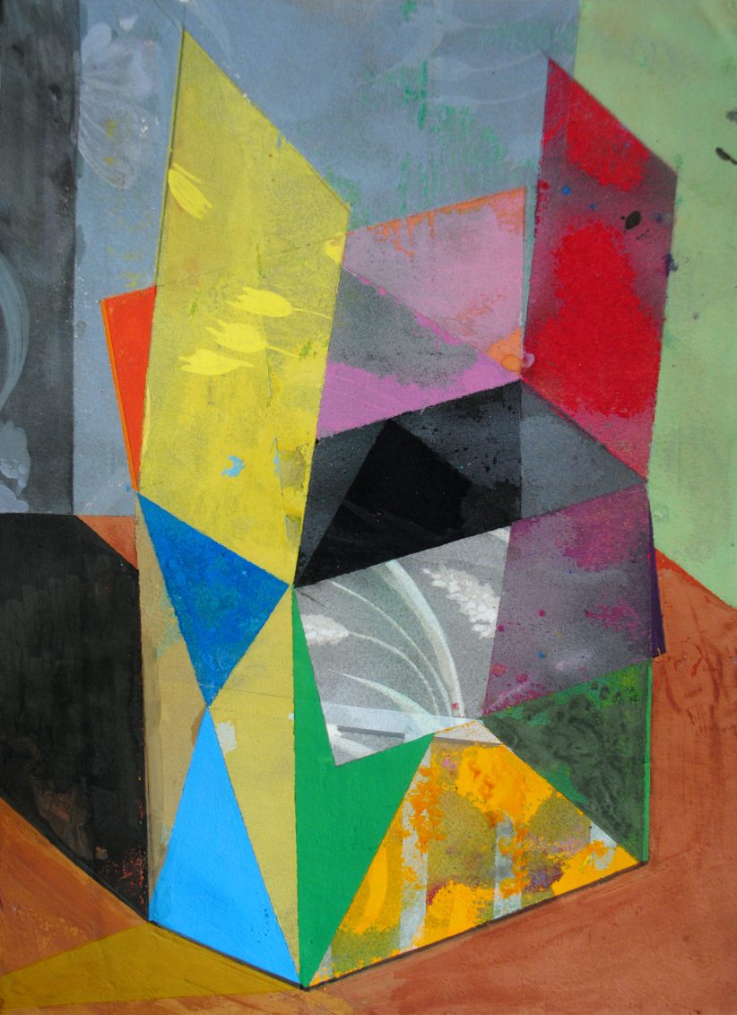 Giovanni Blanco, La scatola del pittore, tempera su carta, cm 29,7x21, 2014, © l'artista