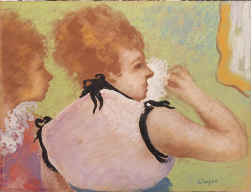 Edgar Degas, Éloge du Maquillage (1876). Photo courtesy of Juan Arjona.