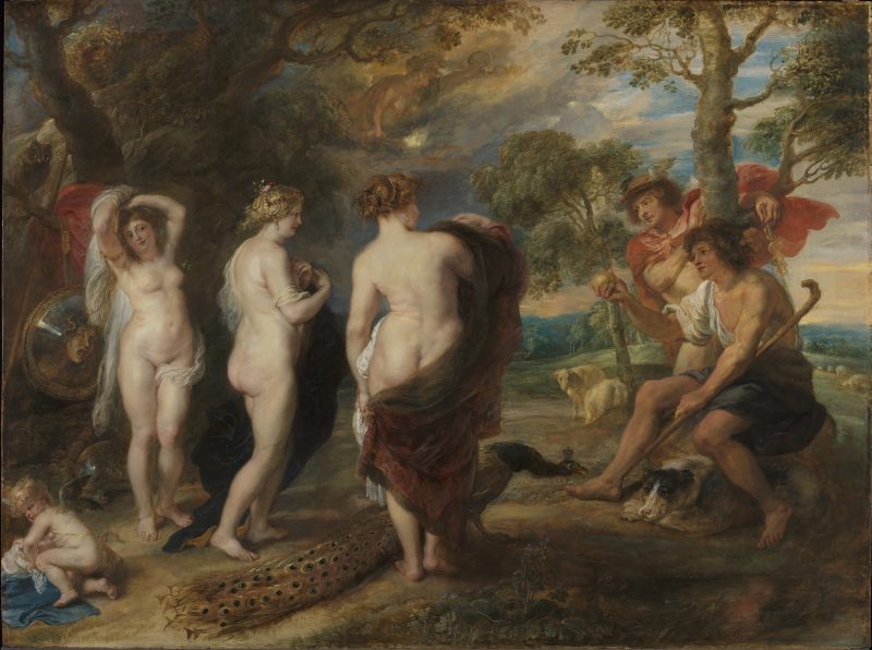 Il giudizio di Parigi Pietro Paolo Rubens probabilmente 1632-5