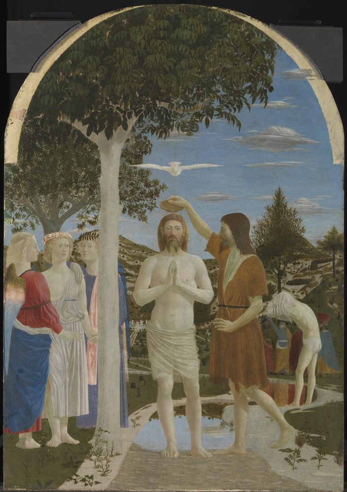 The Baptism of ChristPiero della Francesca probably about 1437–1445