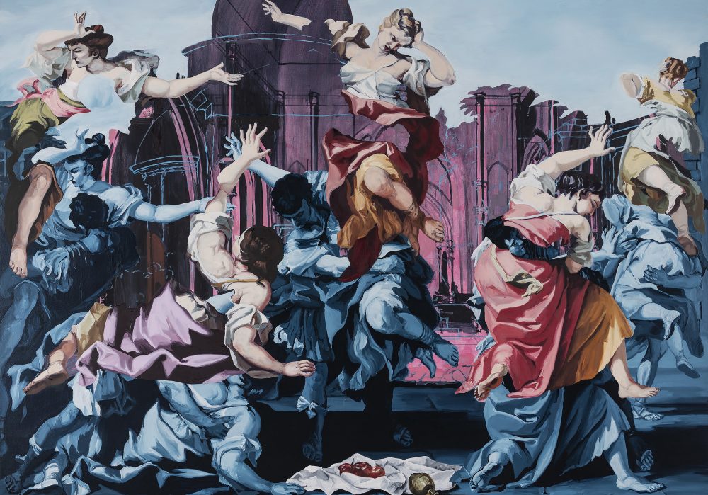 Melora KuhnThe Legacy of Disembodiment (The rape of the Sabine Women after Sebastiano Ricci), 2022