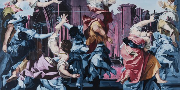 Melora Kuhn The Legacy of Disembodiment (The rape of the Sabine Women after Sebastiano Ricci), 2022