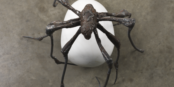 Louise Bourgeois SPIDER, 2000 Steel and marble 52.1 x 44.5 x 53.3 cm Photo: Christopher Burke, © The Easton Foundation/Licensed by S.I.A.E., Italy and VAGA at Artists Rights Society (ARS), NY