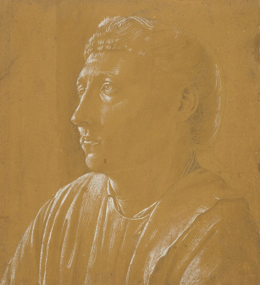 Fra Angelico,The bust of a cleric, c. 1447 – 5