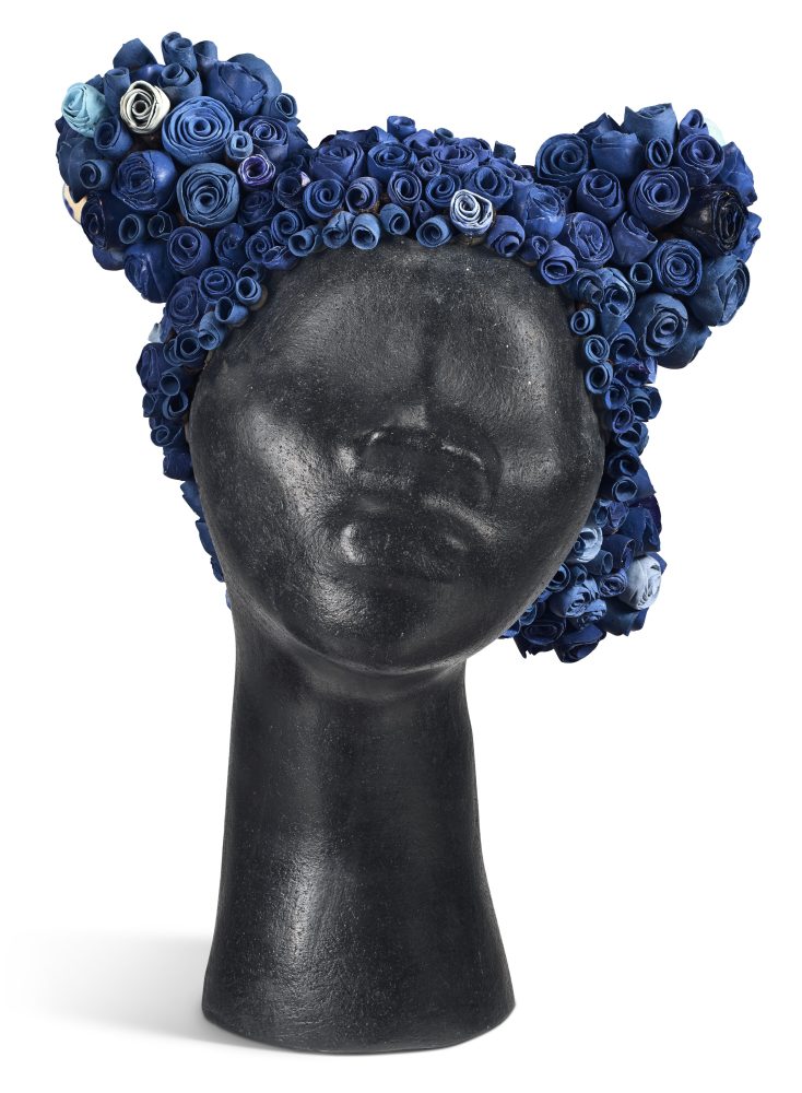 SIMONE LEIGH (B. 1967)Meridian
terracotta, porcelain, epoxy, and India ink
16 x 11 x 11 in. (40.6 x 27.9 x 27.9 cm.)
Executed in 2014.
Estimate: $250,000-350,000