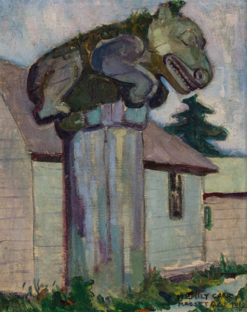 Emily Carr, Masset, Q.C.I.. Image courtesy Heffel Fine Art Auction House.