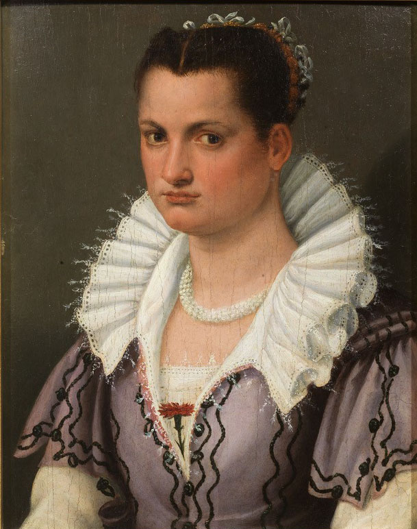 Tornabuoni Arte – Arte AnticaAlessandro Allori (Firenze, 1535 - 1607) Ritratto di nobildonna fiorentina 