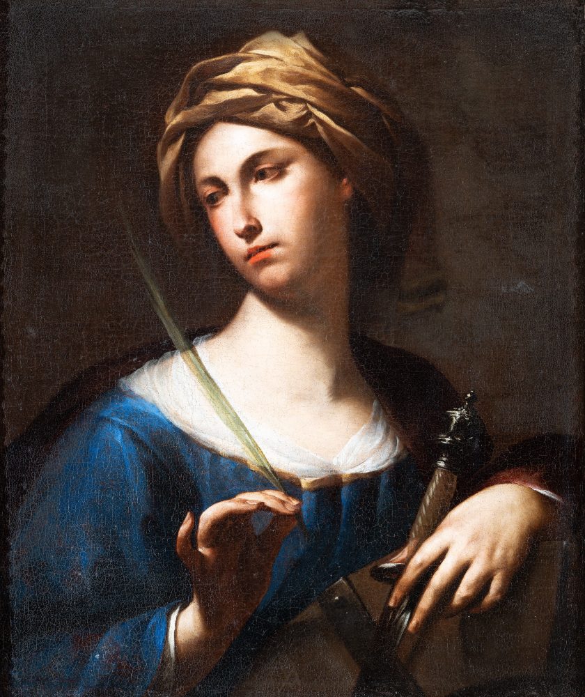 Andrea Vaccaro(Napoli, 1604 - Napoli, 1670) Saint Catherine of Alexandria