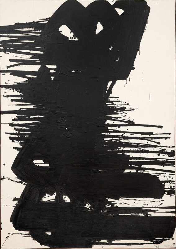 Pierre Soulages con Peinture 202 x 143 cm, 25 settembre 1967, (Stima: HK$ 14.000.000 - 24.000.000/US$ 1.790.000 - 3.080.000) 