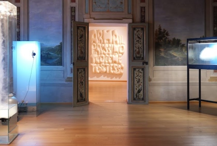 Opere di Donato Piccolo, Mario Consiglio e Leandro Erlich, Isola Prossima. AERE, Palazzo della Penna, Perugia