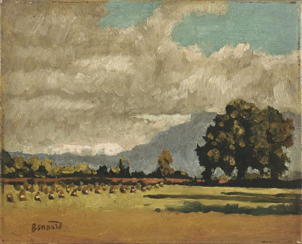 Pierre Bonnard, Paysage du Dauphiné (Les gerbes). Stima 20-25 mila euro