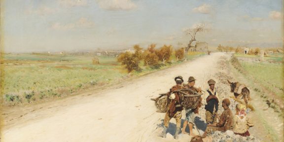 Giuseppe De Nittis, Sulla strada di Castellammare. Stima 50-60 mila euro