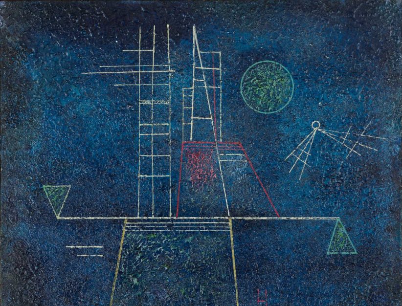 Vasilij Kandinsky, Verso l'alto attraverso il blu. Stima 350-450 mila euro