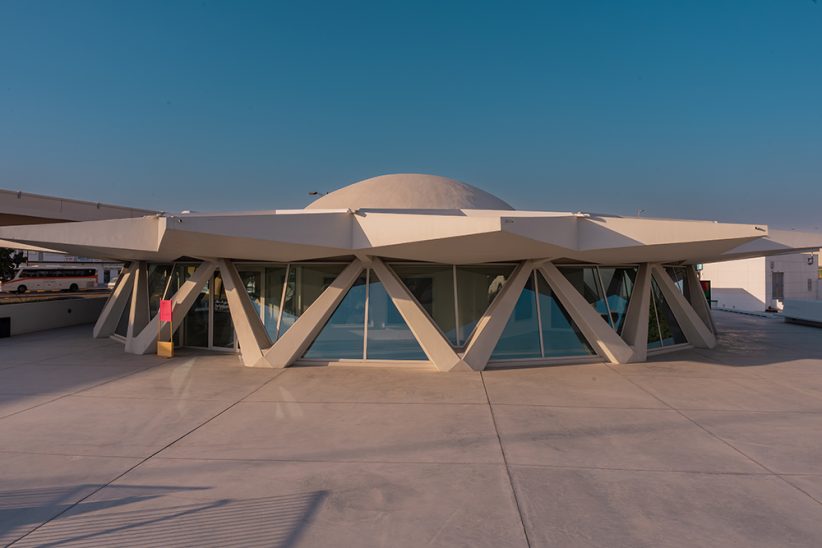 The Flying Saucer, una delle sedi della Sharjah Biennial