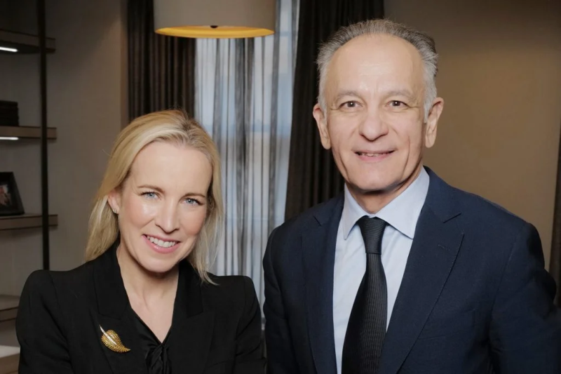 Bonnie Brennan and Guillaume Cerutti. Photo: Courtesy of Christie's